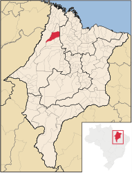 Nova Olinda do Maranhão - Carte