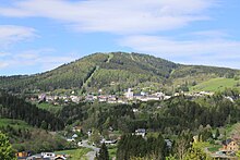 Mariazell vom Sigmundsberg aus fotografiert