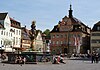 The market place in Schwäbisch Gmünd