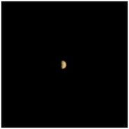 "Half moon" image of Mars