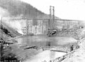 Masonry Dam nearing completion, November 6, 1914 (SPWS 31).jpg
