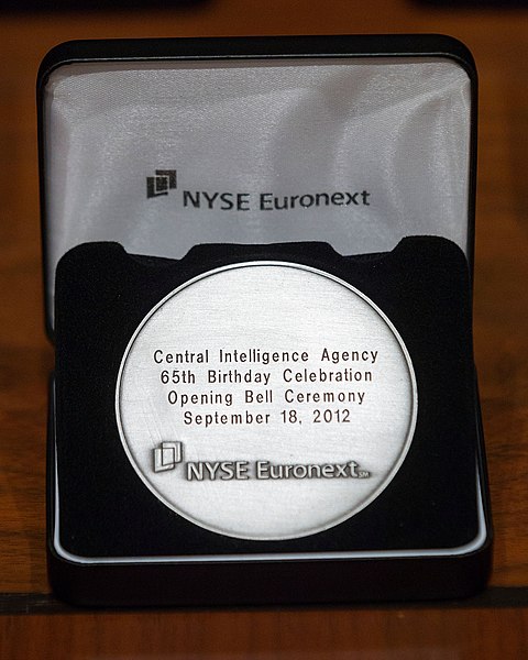 File:Medallion commemorating observance of CIA's 65 anniversary at the New York Stock Exchange - Flickr - The Central Intelligence Agency.jpg