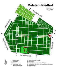 Plan of Melaten Melaten-Friedhof.png