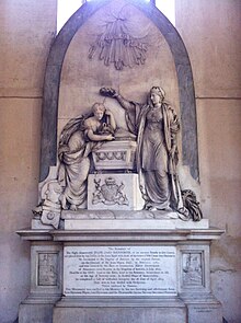 Minnesmerke over John, Lord Henniker i Rochester Cathedral.jpg