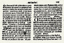 An excerpt from the Meshari (The Missal) written by Gjon Buzuku. (1555) Meshari.jpg