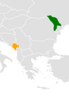 Location map for Moldova and Montenegro.