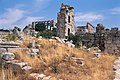 Monastery, Qalat Sem’an Complex (قلعة سمعان), Syria - View from southeast - PHBZ024 2016 2135 - Dumbarton Oaks.jpg