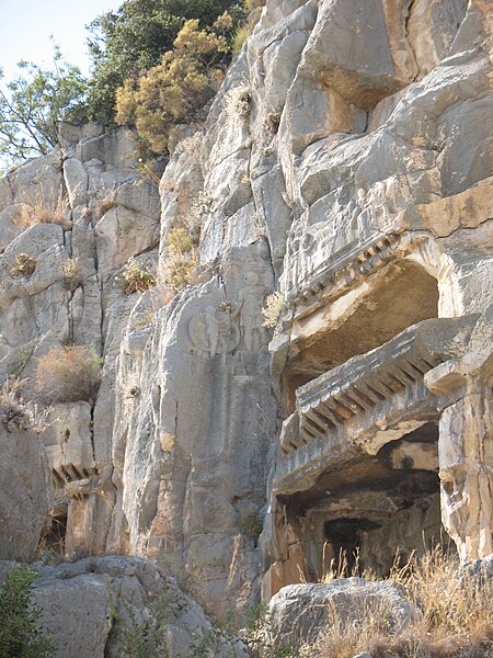 File:Myra. Reliefs from tombs.jpg