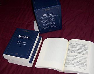 <i>Neue Mozart-Ausgabe</i> Catalogue of compositions; second complete works edition of the music of Wolfgang Amadeus Mozart