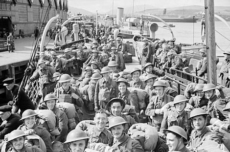 إخلاء الجنود البريطانيين عام 1940
