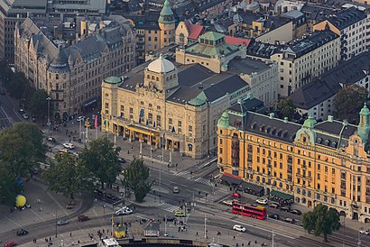 How to get to Stockholm Nybroplan with public transit - About the place