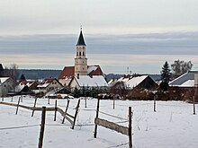 Oberrieden, MN - Kalvarienbergweg - Kirche v O.JPG