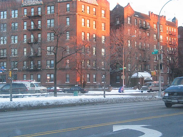 Apartment buildings at Ocean Parkway and 18th Ave.
