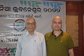 Odia Wikimedians Dr. Subash Chandra Rout and his son Mr. Sitikantha Rout