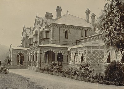 Old Govt House at Nainital, the summer capital of United Provinces during British Raj
