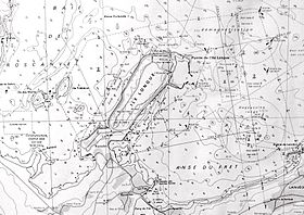Ancienne carte de l'île Longue.