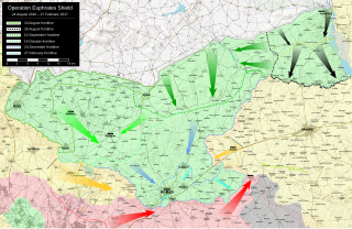 <span class="mw-page-title-main">Operation Euphrates Shield</span> Turkish cross-border military operation