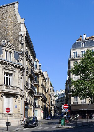 English: Georges-Bizet street - paris Français...