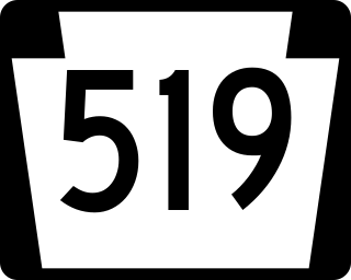 <span class="mw-page-title-main">Pennsylvania Route 519</span> State highway in Washington County, Pennsylvania, US