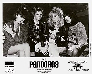 <span class="mw-page-title-main">The Pandoras</span> American female garage punk band