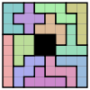 Pokritje kvadrata 8 × 8