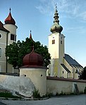 Catholic parish church hl.  Jacob and cemetery