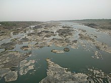 Drought affected Katni river in 2016