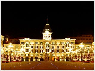 Piazza Unità dItalia square in Trieste, Italy