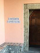 Convento Cappuccini en Montefiascone que ofrece albergue para los peregrinos.