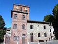 Palazzo storico presso il castello di Piovera, Piemonte, Italy