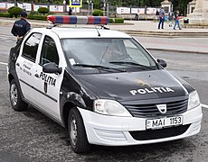Moldovan police Dacia Logan