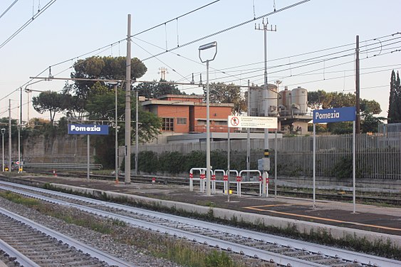 Pomezia railway station