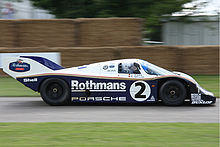 Porsche won the 1984 World Endurance Championship for Manufacturers with its 956s. Porsche 956 Rothmans.jpg