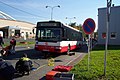 Čeština: Garáže Klíčov během dne otevřených dveří v září 2007. Vystaveno bylo mnoho typů autobusů, též i dodavatelé komponentů pro autobusy zde měli své stánky English: Klíčov bus garages in Prague during the opened doors day in september 2007