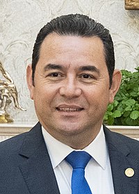 President Trump Meets with the President of Guatemala (49235087891) (cropped).jpg