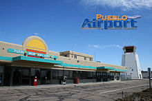 Pueblo Memorial Airport terminal Pueblo Memorial Airport.jpg