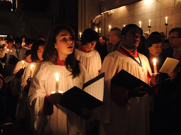 The large repertoire of Advent and Christmas church music plays an important role in services