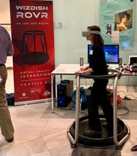 Wizdish ROVR Treadmill and virtual reality peripheral