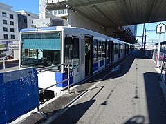 Terminus de la ligne du ligne M1 du métro de Lausanne.
