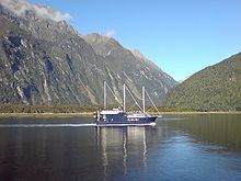 Real Journeys Milford Sound cruise vessel Real Journeys Milford Sound Ship.jpg