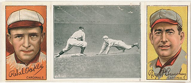 1950's ST. LOUIS CARDINALS Print Vintage Baseball 