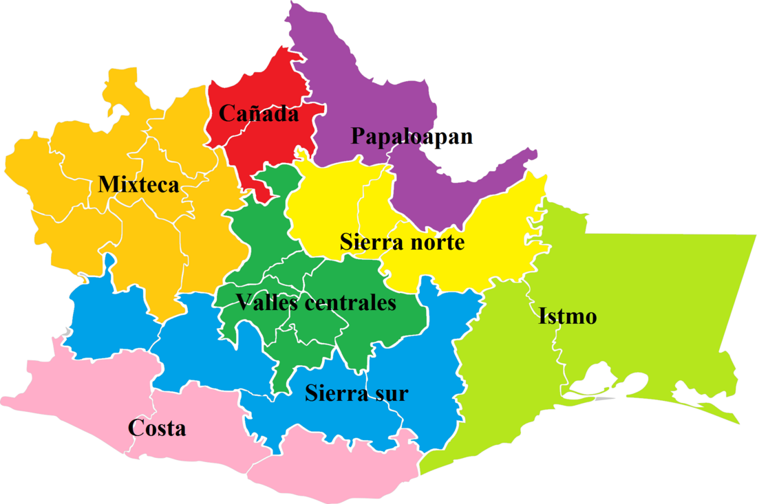 Regiones de Oaxaca