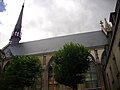 Chapelle Saint-Joseph de Reims vue de la cour d'honneur