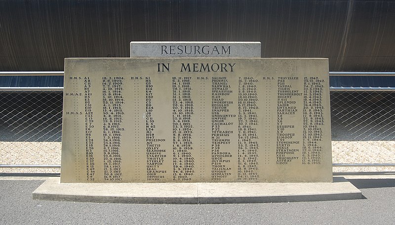 File:Resurgam Memorial to Royal Navy Submariners, Royal Navy Submarine Museum, Gosport (August 2022).JPG