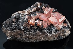 Image 43Rhodochrosite, by JJ Harrison (from Wikipedia:Featured pictures/Sciences/Geology)