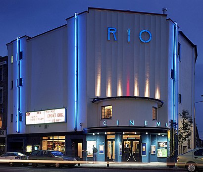 How to get to Rio Cinema with public transport- About the place