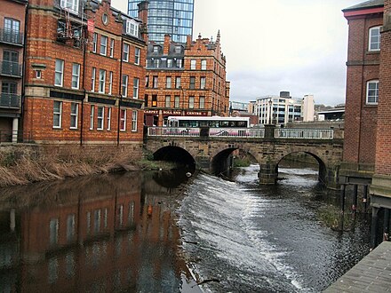 The Lady's Bridge, which you'll visit on both the Five Weirs and Sheffield Town walks.