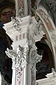 Rocaille detail in a column - St. Peter - Mainz - Germany 2017.jpg