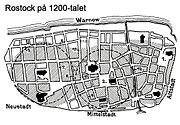 Rostock under 1200-talet