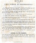 Thumbnail for File:Rules for the Girls School at Coalbrookdale - 1849.jpg